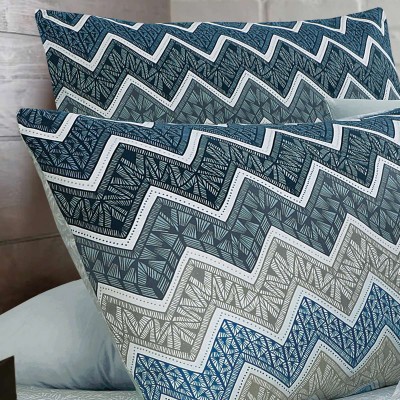 Μαξιλαροθήκη Βαμβακερή Kiris Blue 52X72 Espree