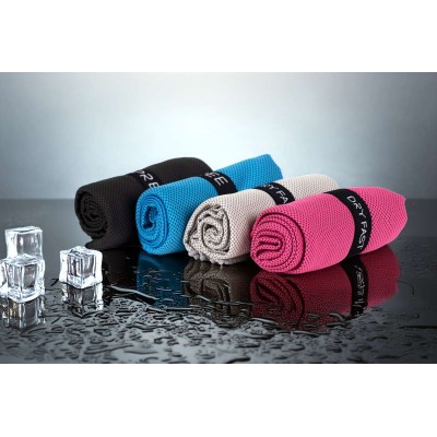 Πετσέτα Γυμναστηρίου Cooling Black 40X100 Espree