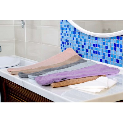 Πετσέτα Μαλλιών Τουρμπάνι Blue 25X65 Espree