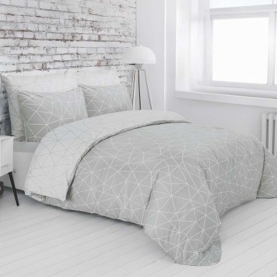 Σετ Παπλωματοθήκη Μονή Mila Grey 2Τμχ 160X240 Espree