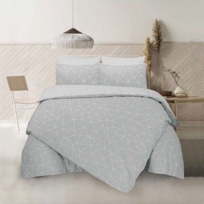 Σετ Παπλωματοθήκη Μονή Mila Grey 2Τμχ 160X240 Espree