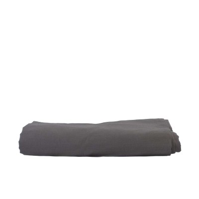 Σεντόνι Μεμονωμένο King Size Solid Dark Grey 1Τμχ 280X270 Espree